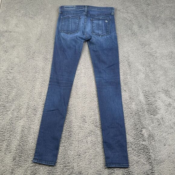 RAG & BONE Skinny Jeans Los Feliz Dark Wash Women’s Size 26 W150K89LOS - Picture 12 of 14
